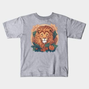 Lion face  t-shirt design, apparel, mugs, cases, wall art, stickers, Kids T-Shirt